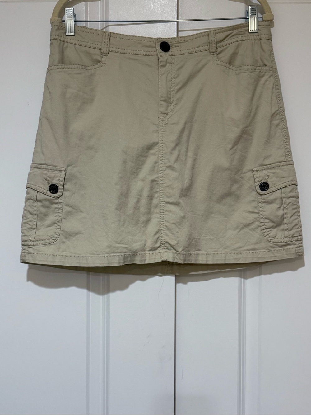 croft & barrow Beige Cargo Skort Skirt